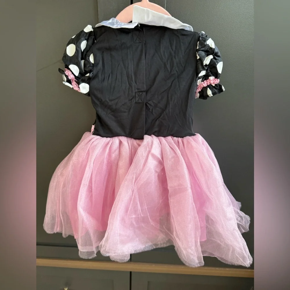 NWT Disney Baby Minnie Mouse • 18-24m • Costume Dress with Ears Accessory